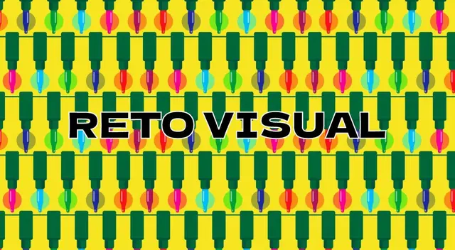 Reto visual sobre las luces navideñas del árbol. Reto visual sobre las luces navideñas del árbol.