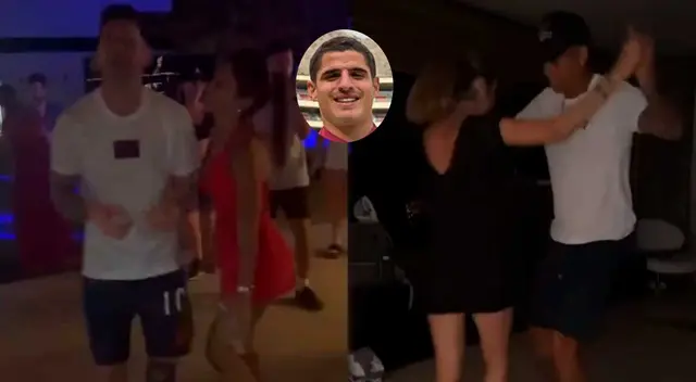 Messi es viral es redes sociales por peculiar baile con Antonella Roccuzzo en Navidad.