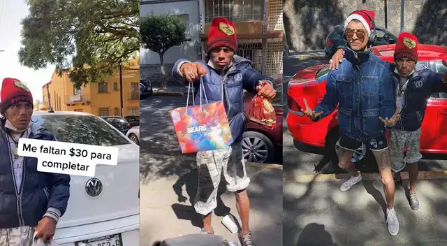 Tiktoker ayuda a hombre en situación de calle y este le da una insólita sorpresa Tiktoker ayuda a hombre en situación de calle y este le da una insólita sorpresa