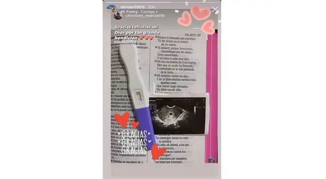 Olinda Castañeda confirma embarazo.