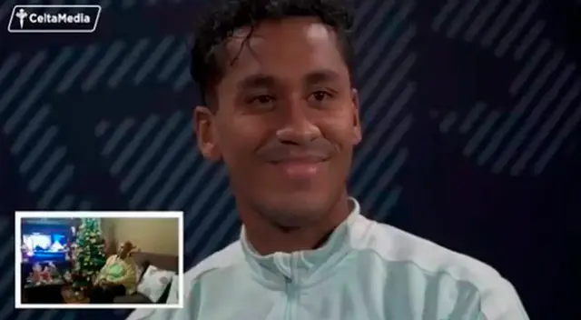 Renato Tapia feliz con sorpresa navideña que le preparó el Celta Renato Tapia feliz con sorpresa navideña que le preparó el Celta