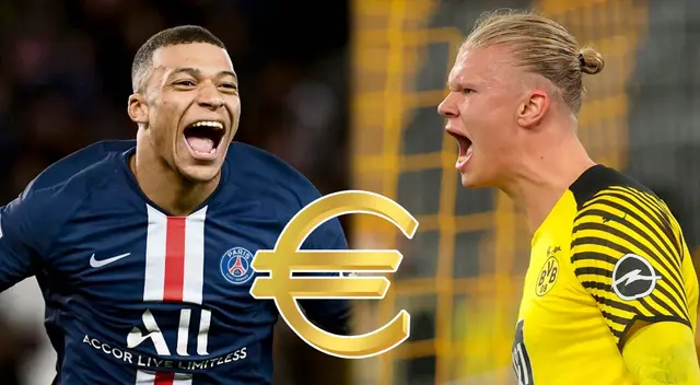 Kylian Mbappé y Erling Haaland son los futbolistas más valorados en la actualidad Kylian Mbappé y Erling Haaland son los futbolistas más valorados en la actualidad