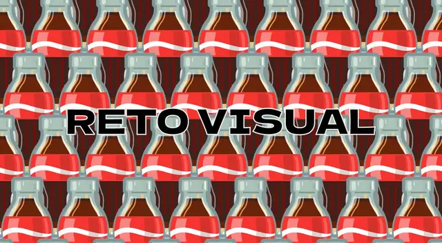 Reto visual de las botellas que tienen poco líquido. Reto visual de las botellas que tienen poco líquido.