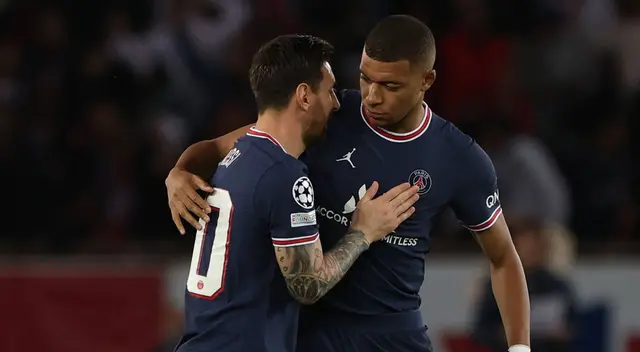 Mbappé considera a Messi como un buen compañero en el PSG Mbappé considera a Messi como un buen compañero en el PSG