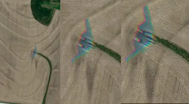Viral: Un usuario de Google Earth encuentra avión bombardero en pleno vuelo Viral: Un usuario de Google Earth encuentra avión bombardero en pleno vuelo
