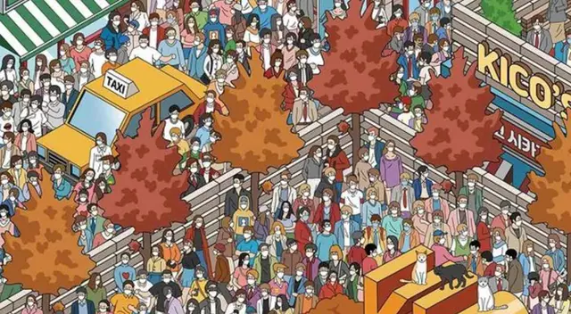 Reto visual nivel experto: encuentra a los dos zombies en medio del caos Reto visual nivel experto: encuentra a los dos zombies en medio del caos