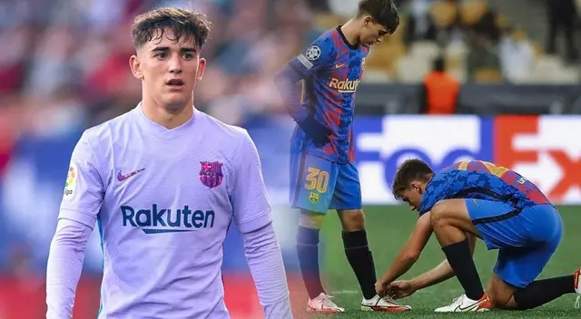 Gavi no sabe atarse los pasadores Gavi no sabe atarse los pasadores