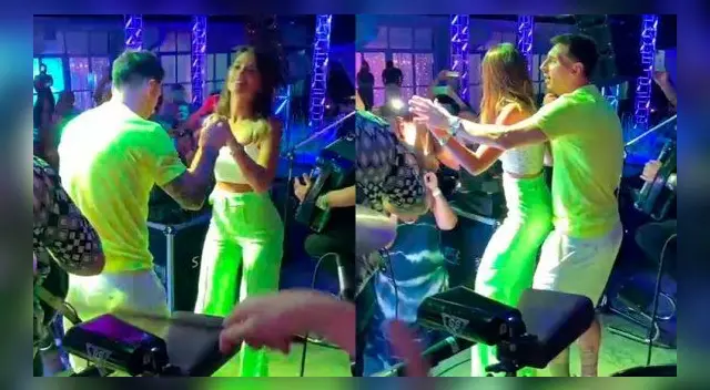 Lionel Messi y Antonela Rocuzzo brillaron bailando bombón asesino en Show de Los Palmeras
