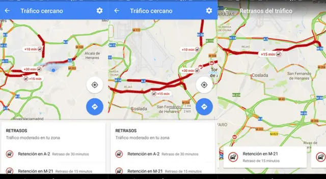 Google Maps: Aprende a ver el tráfico en tiempo real y evita un dolor de cabeza Google Maps: Aprende a ver el tráfico en tiempo real y evita un dolor de cabeza