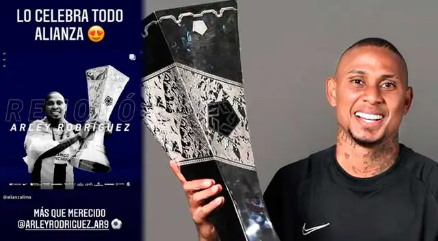 Arley Rodríguez renovó por todo el 2022 con Alianza Lima.