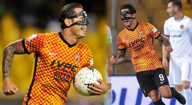 Gianluca Lapadula lleva diez goles con Benevento en la Serie B