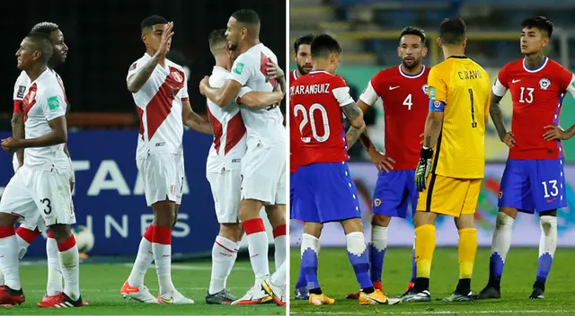 Perú y Chile buscan un cupo para Qatar 2022. Perú y Chile buscan un cupo para Qatar 2022.