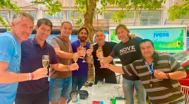 Ricardo Gareca se reunió con exjugadores de Independiente Ricardo Gareca se reunió con exjugadores de Independiente