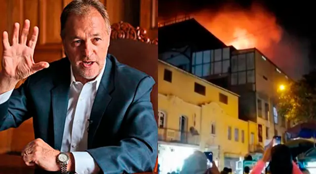 Jorge Muñoz tarda más de dos horas en llegar al incendio.