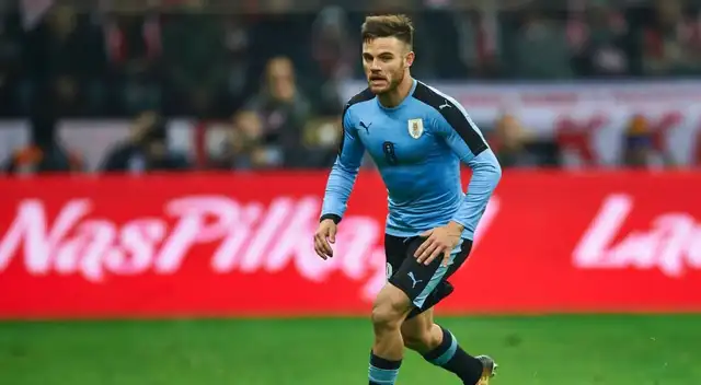Nahitan Nández, volante de Uruguay dio positivo a Covid-19 en Italia.