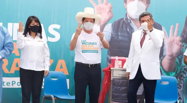 Pedro Castillo anunció bono para médicos.