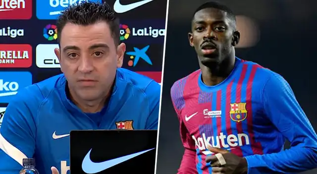 Xavi Hernández se refirió a Dembélé.