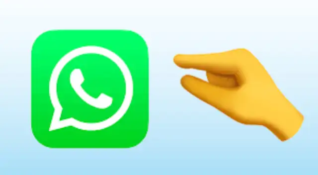 Este emoji de WhatsApp está disponible en iOS y Android.