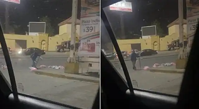 captan a vendedor ambulante tirando sus algodones de azucar tras no vender ninguno captan a vendedor ambulante tirando sus algodones de azucar tras no vender ninguno