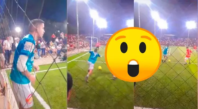Viral: Reimond Manco se luce con jugada en pichanga de barrio - VIDEO