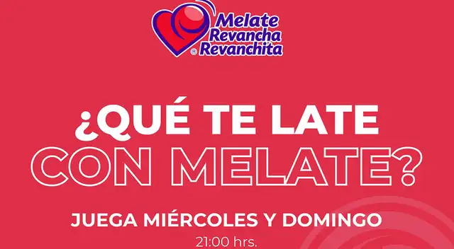 Revisa los número ganadores del sorteo Melate, revancha y revanchita