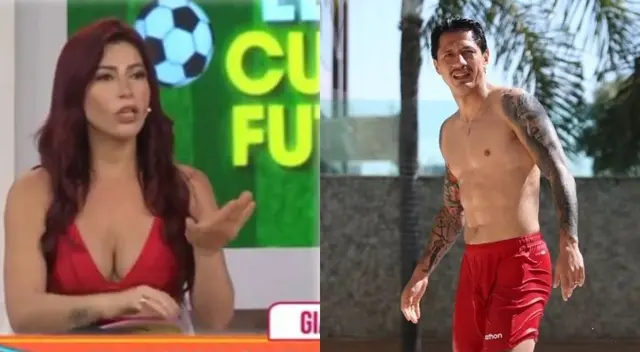 Milena Zárate alagó el estado físico de Gianluca Lapadula: