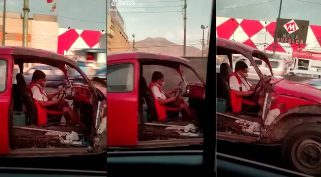 TikTok viral: auto del Dr. Chapatín causa furor. TikTok viral: auto del Dr. Chapatín causa furor.