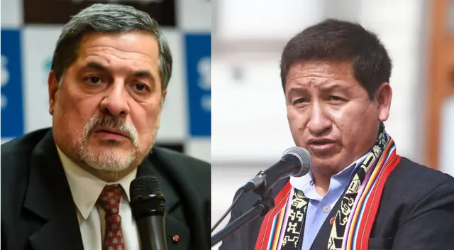 Ernesto Bustamante y Guido Bellido se retan a una pelea en el Congreso.