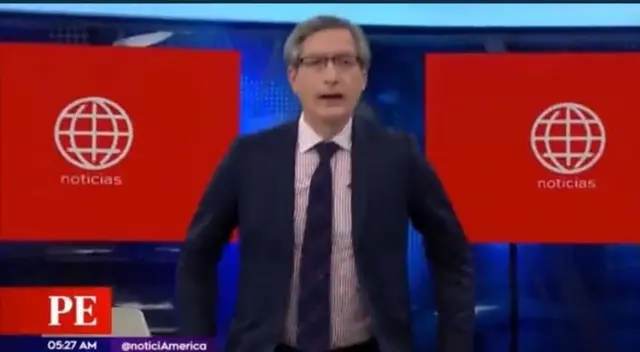Federico Salazar reacciona al temblor de 5.6 grados.