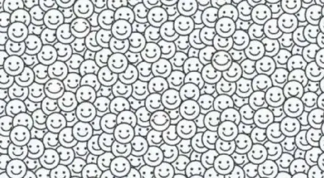 Reto visual: Encuentra las caritas diferentes en 10 segundos Reto visual: Encuentra las caritas diferentes en 10 segundos