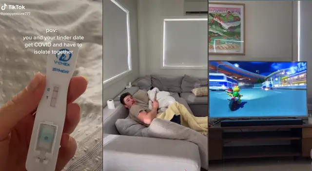 TikTok: pasa cuarentena con su pareja de Tinder