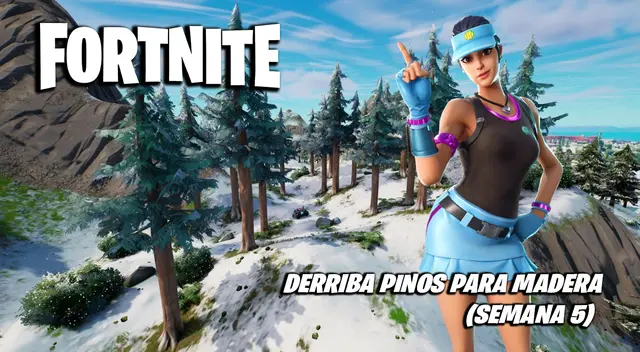 Fortnite: cómo derribar pinos para madera - VIDEO Fortnite: cómo derribar pinos para madera - VIDEO