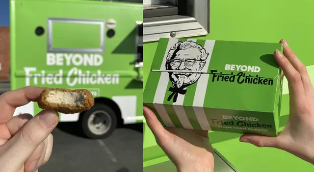 KFC alista el lanzamiento del Beyond Fried Chicken. KFC alista el lanzamiento del Beyond Fried Chicken.