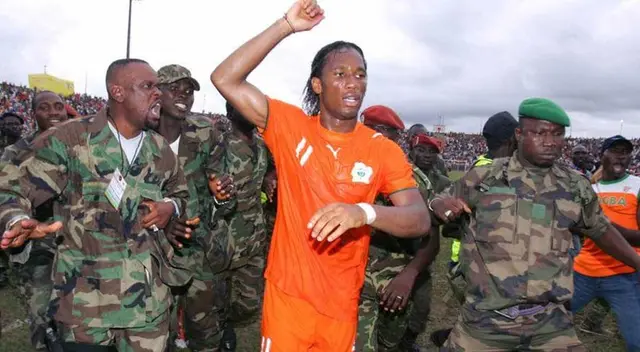 Didier Drogba llevó a Costa de Marfil al Mundial de Alemania 2006 Didier Drogba llevó a Costa de Marfil al Mundial de Alemania 2006