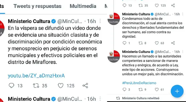 ministerio de cultura