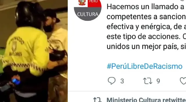 Ministerio de Cultura rechaza todo tipo de actitud racista