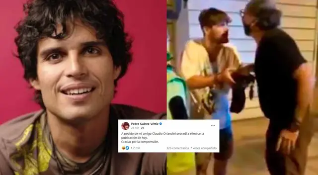 Pedro Suárez-Vértiz borró publicación de su sobrino a pedido de su amigo Pedro Suárez-Vértiz borró publicación de su sobrino a pedido de su amigo
