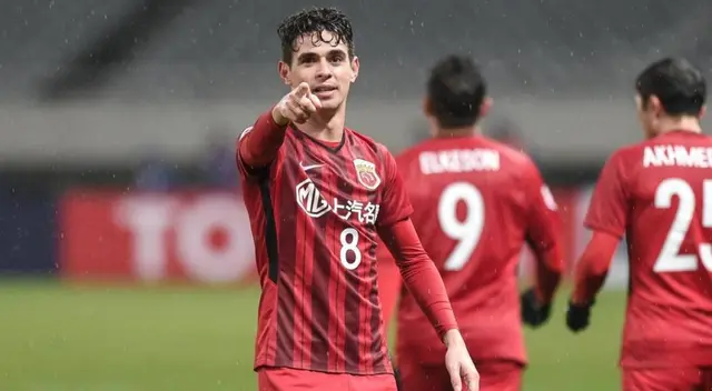 Oscar va por su quinta temporada en el fútbol de China.