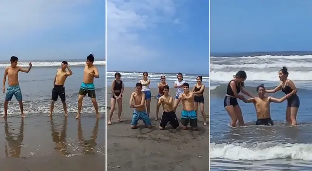 Jóvenes causan furor en TikTok al recrear el famoso baile