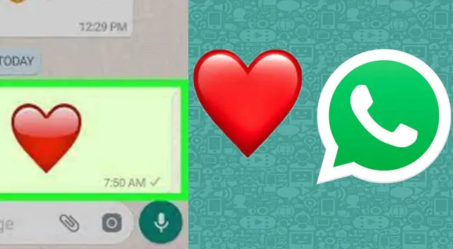 WhatsApp: ¿qué significa que te envíen un corazón rojo?