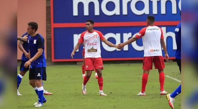 Marcos López anotó en la victoria de Perú ante Liga 1 All Stars