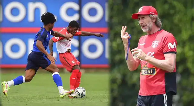 Edy Rentería fue titular en amistoso frente a la Selección Peruana