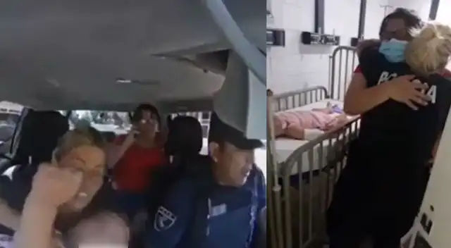 Policías salvan a una niña de 3 años con RCP que se ahogaba en plena calle