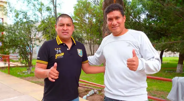 César Ccahuantico y Carlos Lugo, exjugador de Cienciano César Ccahuantico y Carlos Lugo, exjugador de Cienciano