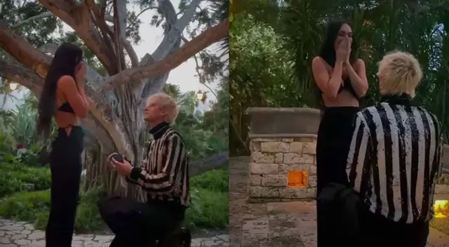 Megan Fox hizo público en redes sociales su pedida de mano Megan Fox hizo público en redes sociales su pedida de mano