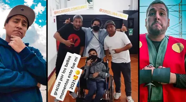Comediantes cumplen promesa con joven y le regalan silla de ruedas Comediantes cumplen promesa con joven y le regalan silla de ruedas