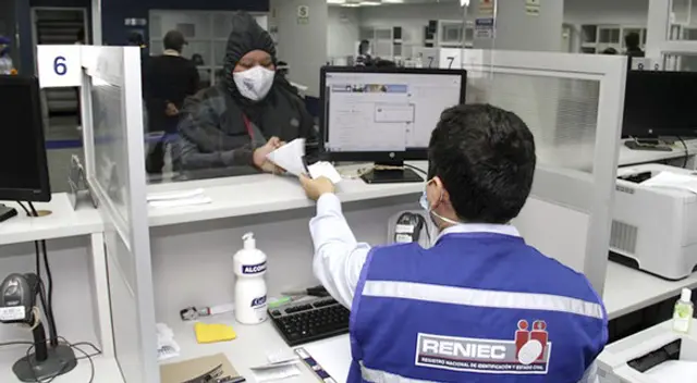 Solicite la devolución de dinero a través de la página web del Reniec