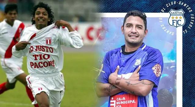 Reimond Manco en Santos FC de Nazca Reimond Manco en Santos FC de Nazca