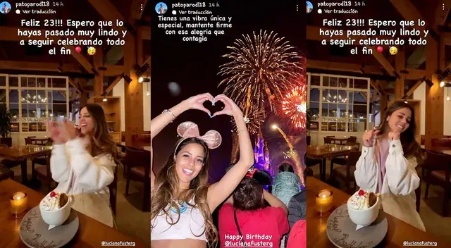 Patricio Patrodi dedica tierno mensaje a Luciana Fuster. Patricio Patrodi dedica tierno mensaje a Luciana Fuster.