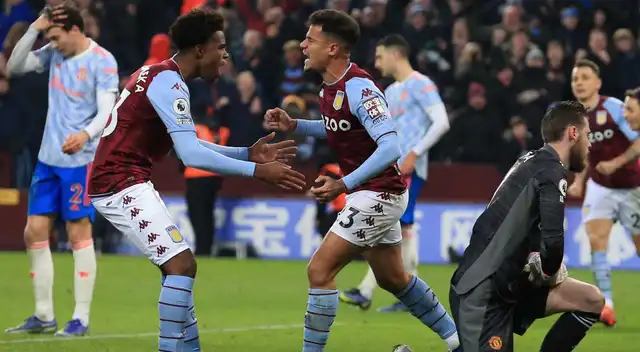 Manchester United ganaba 2-0, pero se dejó empatar sobre el final por Aston Villa Manchester United ganaba 2-0, pero se dejó empatar sobre el final por Aston Villa